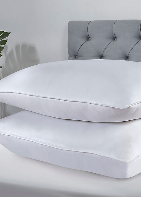 BHS Home Overfilled Duck Feather Pair of Pillows