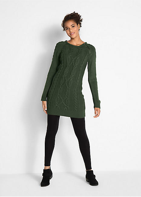 cable jumper dress