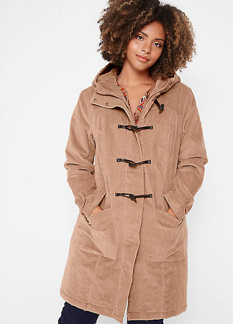 MAGDALENE × NAHYAT DUFFLE COAT ナヤット Cord Duffle Coat by bonprix | bonprix