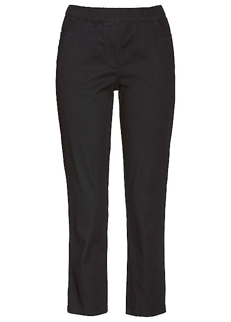 Volume Crushed Cotton Trousers