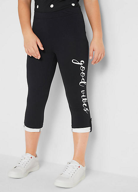 Cropped Stretch Leggings by bonprix