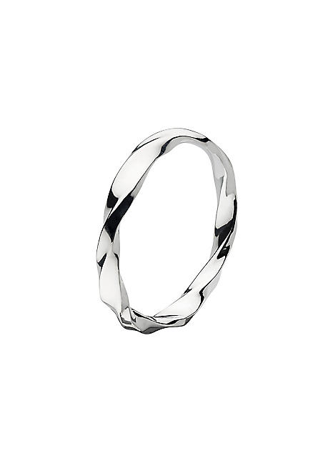 Pandora silver deals twist ring