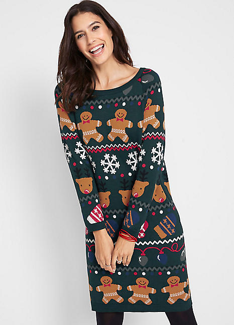 christmas jumper dress size 20