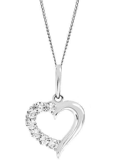 Half heart clearance necklace gold