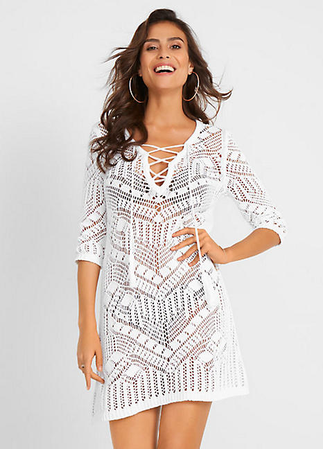 bonprix Lace Beach Dress