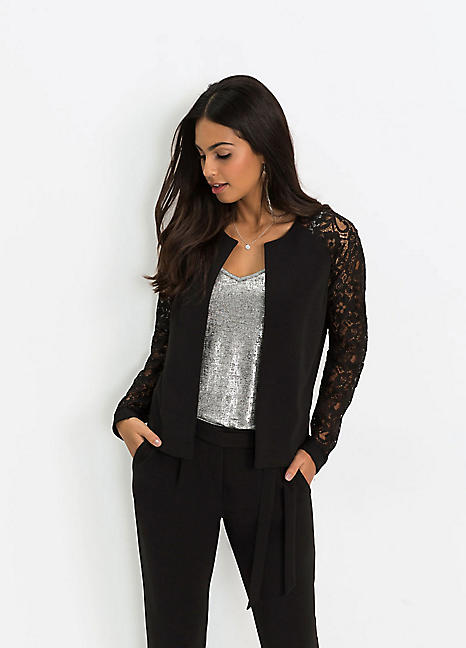 Lace Sleeve Jacket by bonprix bonprix