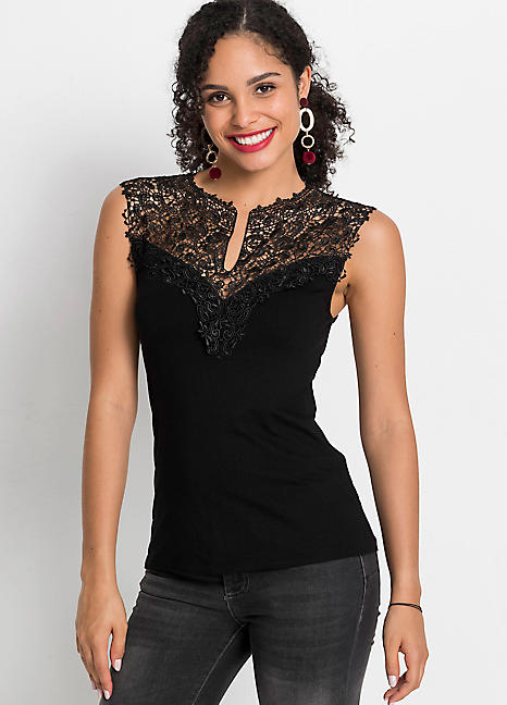 【yo BIOTOP】lace sleeveless top BIOTOP(ビオトープ) / 【yo BIOTOP】lace sleeveless top