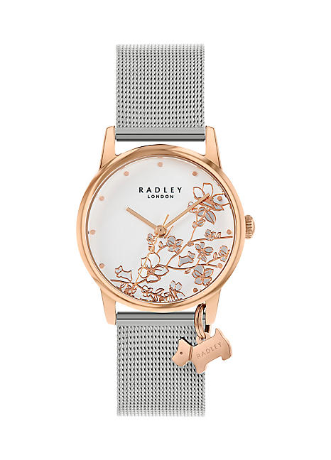 Radley London Ladies Botanical Floral Watch on a Stainless Steel Mesh  Bracelet by Radley London