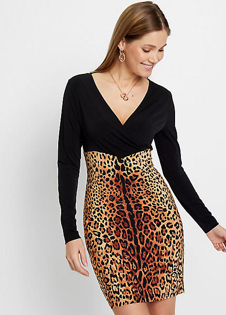 Leopard party clearance dress