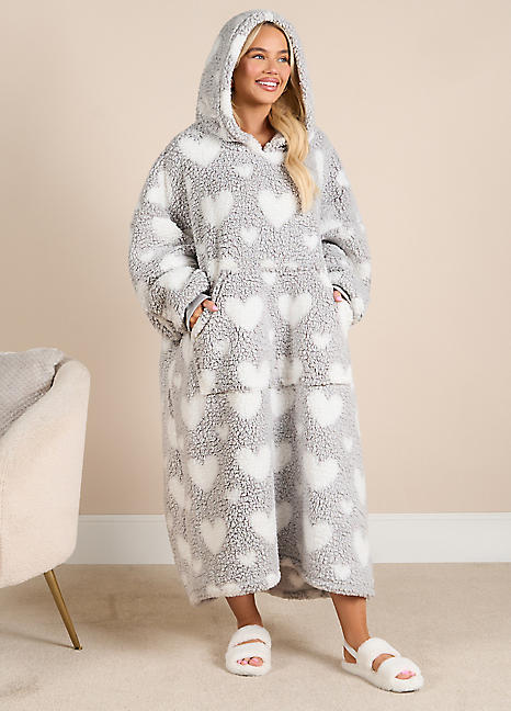 Extra long hooded robe sale