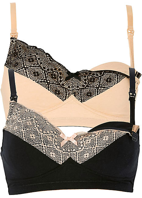 bonprix Pack of 2 Nursing Bralettes