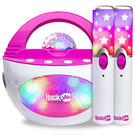 Rockjam K Pop Rechargeable Bluetooth Karaoke Machine With Two Wireless Microphones Pink Bonprix Rockjam K Pop Rechargeable Bluetooth Karaoke Machine With Two Wireless Microphones Pink Bonprix