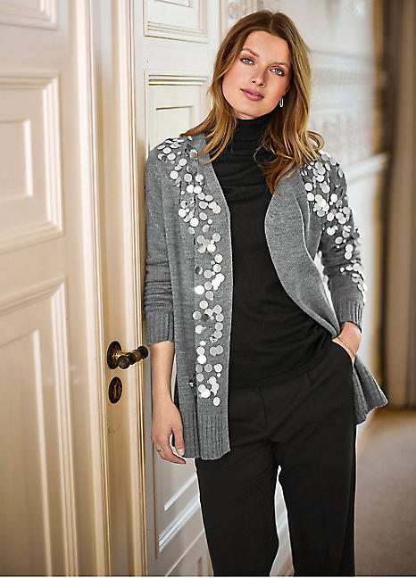 Sparkly cardigan sale