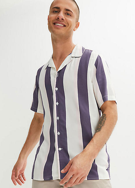 Stripy Cotton Shirt by bonprix