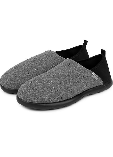 Mens full sale back slippers