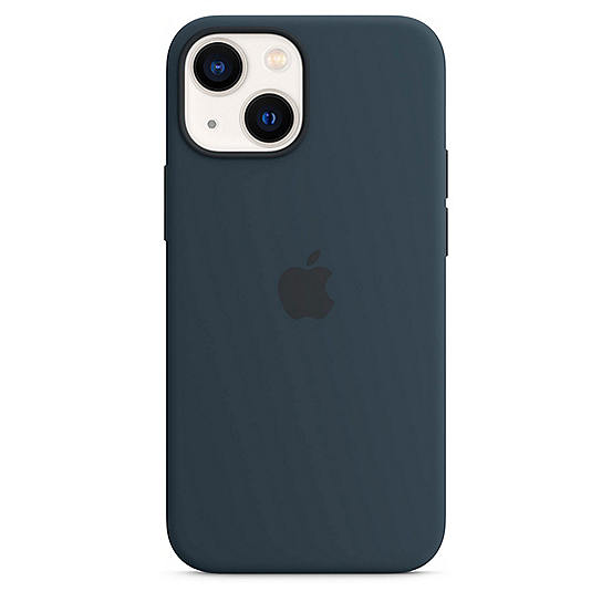 Apple Iphone 13 Mini Silicone Case - Abyss Blue 