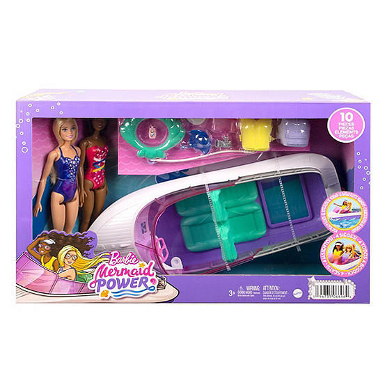 Barbie Mermaid Power Boat & Dolls | bonprix