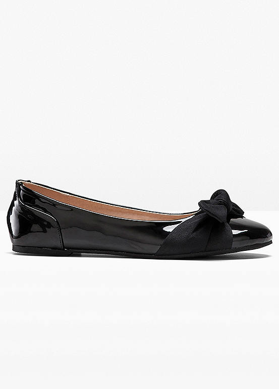 Bow Toe Ballet Pumps by bonprix bonprix