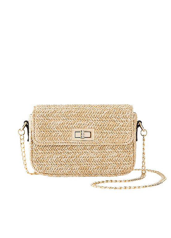 Chain Strap Straw Bag by bonprix bonprix