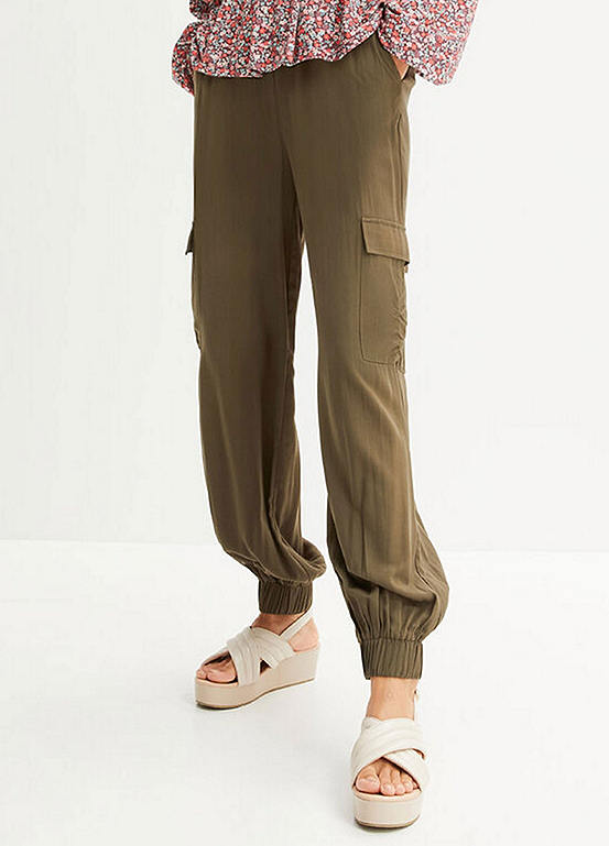 Cuffed Cargo Pants by bonprix bonprix