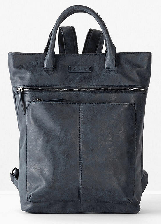 Faux Leather Rucksack