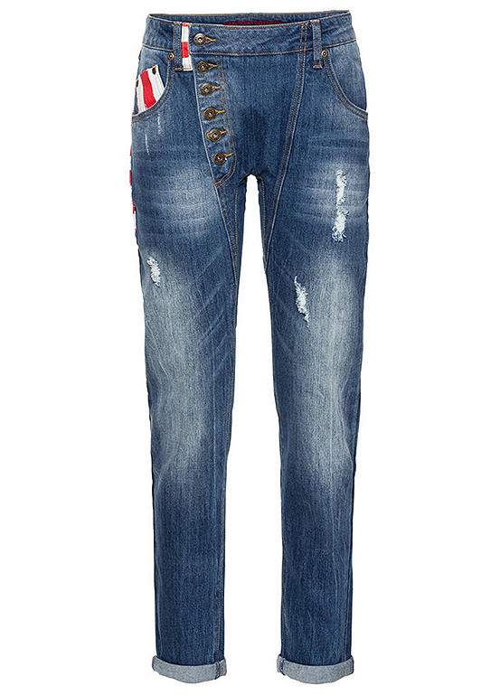 Flag Pocket Jeans by bonprix bonprix