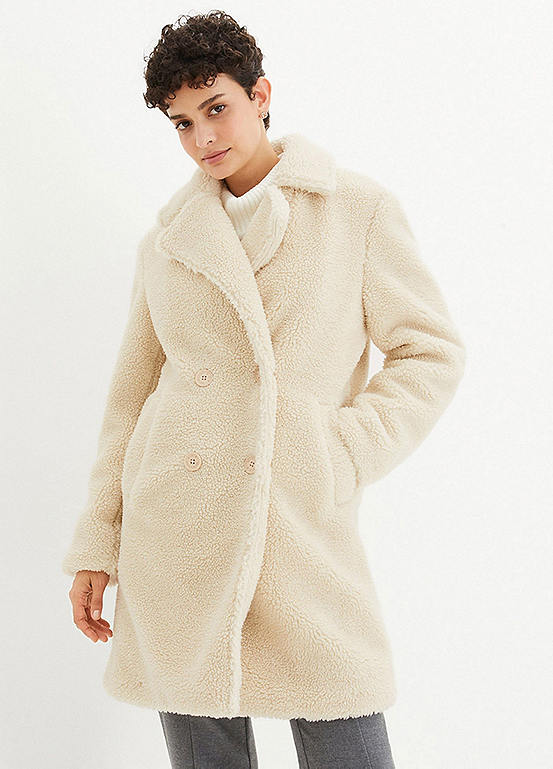 Fleece Blazer Coat