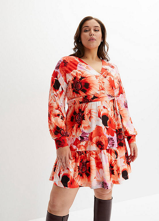 Floral Print Jersey Dress