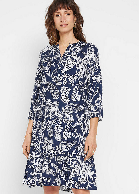 Flounced Paisley Dress by bonprix | bonprix