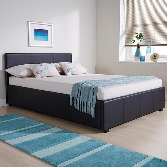 Hamburg Faux Leather Ottoman Storage Bed Frame bonprix