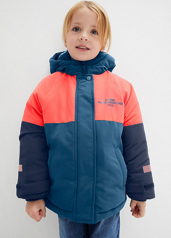 Kids Colourblock Winter Padded Jacket