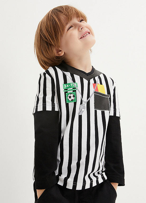 Kids Football Referee Double Layer T-Shirt