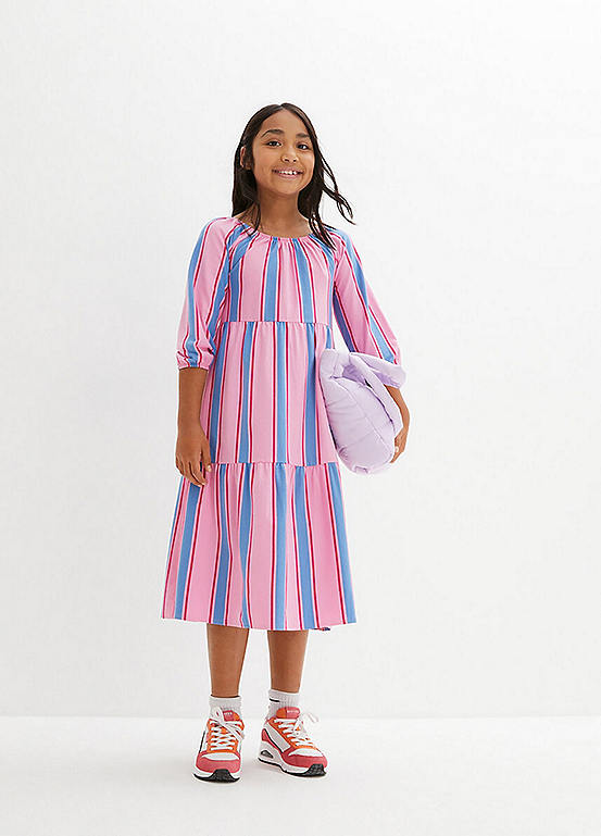 Kids Stripy Jersey Dress