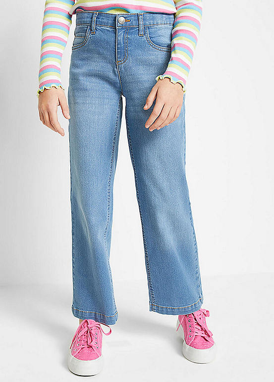 Kids Wide Leg Denim Jeans