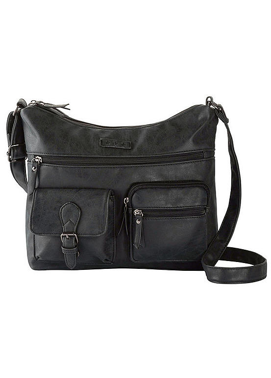 Leather Look Shoulder Bag by bonprix | bonprix