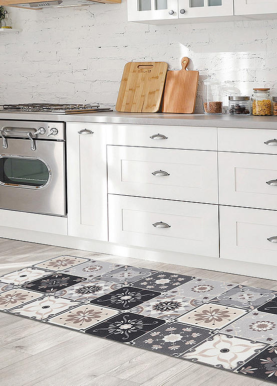 Likewise Rugs Likewise Rugs & Matting Stone Victorian Tile Runner | bonprix