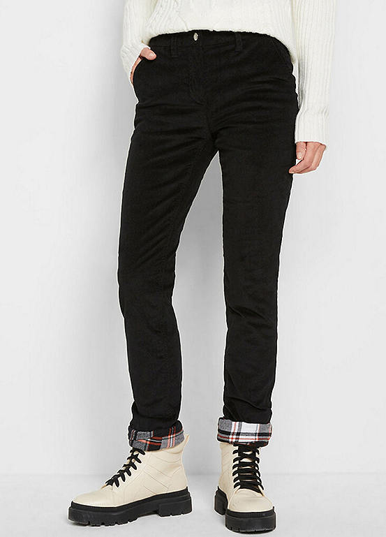 Lined Cord Trousers