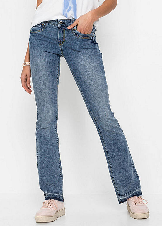 Low Rise Flared Jeans by bonprix | bonprix