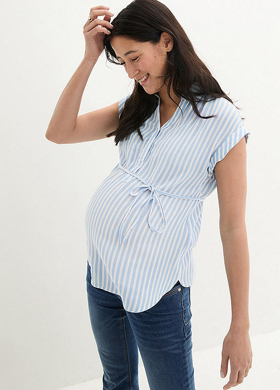 Maternity Stripy Blouse