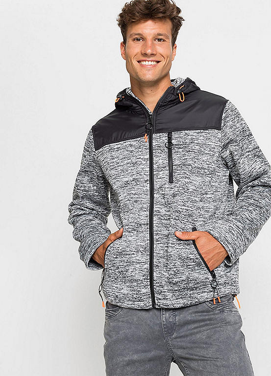 Mottled Fleece Jacket by bonprix | bonprix