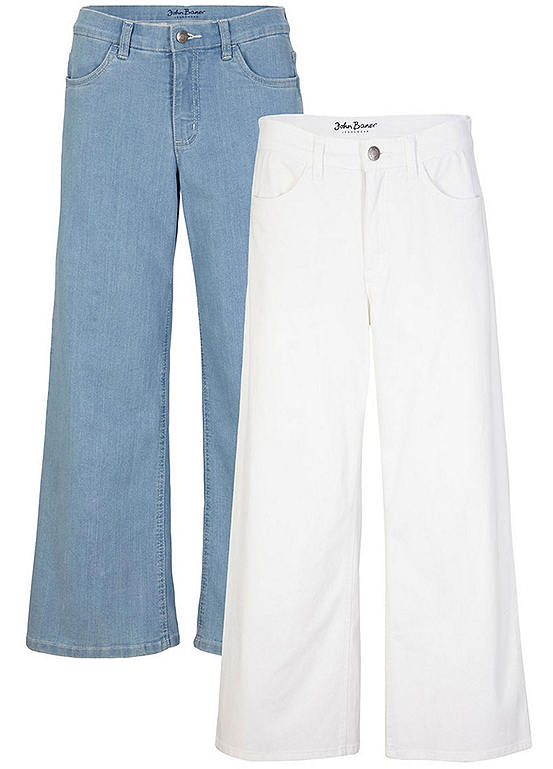 Pack of 2 Cropped Jeans