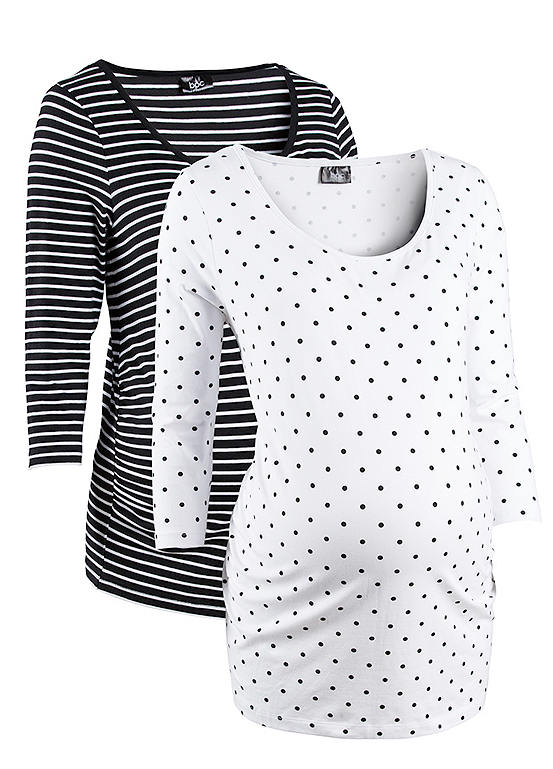 Pack Of 2 Maternity Tops
