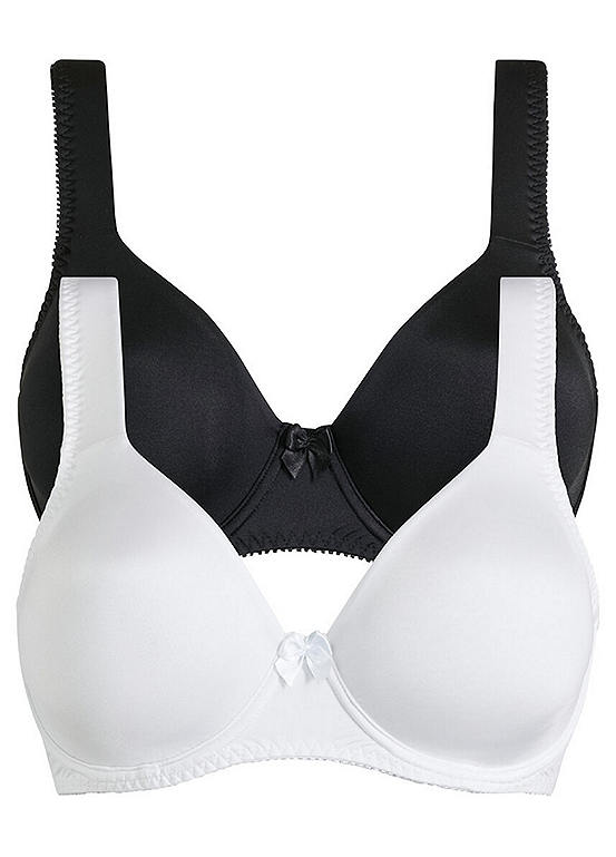 Pack of 2 Underwired T-Shirt Bras