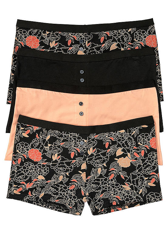 Pack of 4 Floral Shorts
