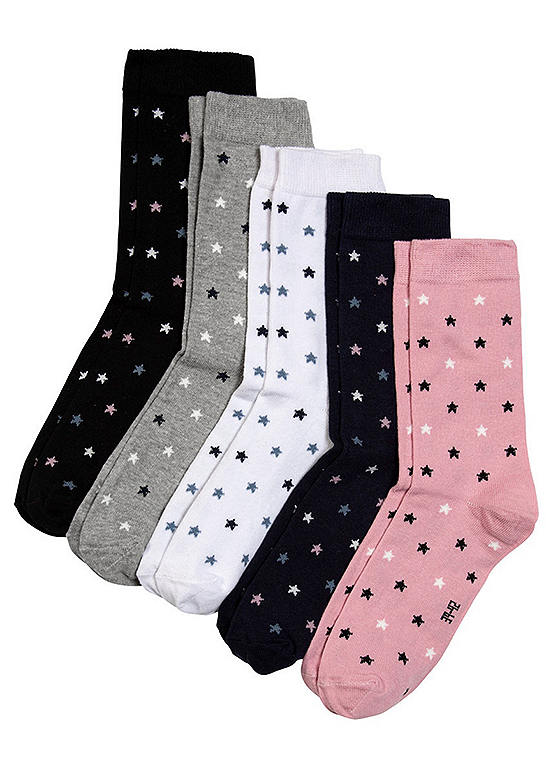 Pack of 5 Star Socks