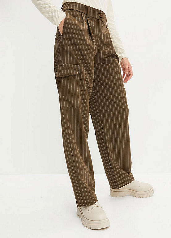 Pinstripe Cargo Pants by bonprix | bonprix