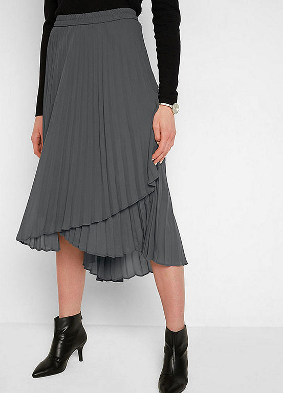 Pleated Wrap Skirt by bonprix bonprix
