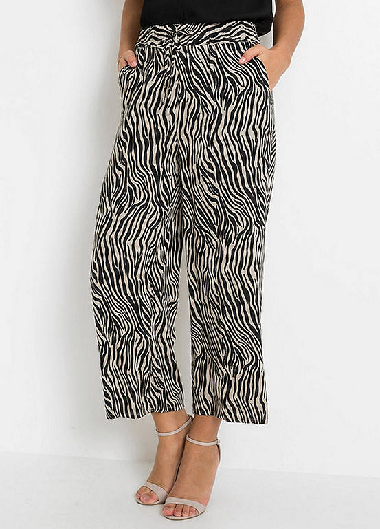 Printed Bootcut Culottes