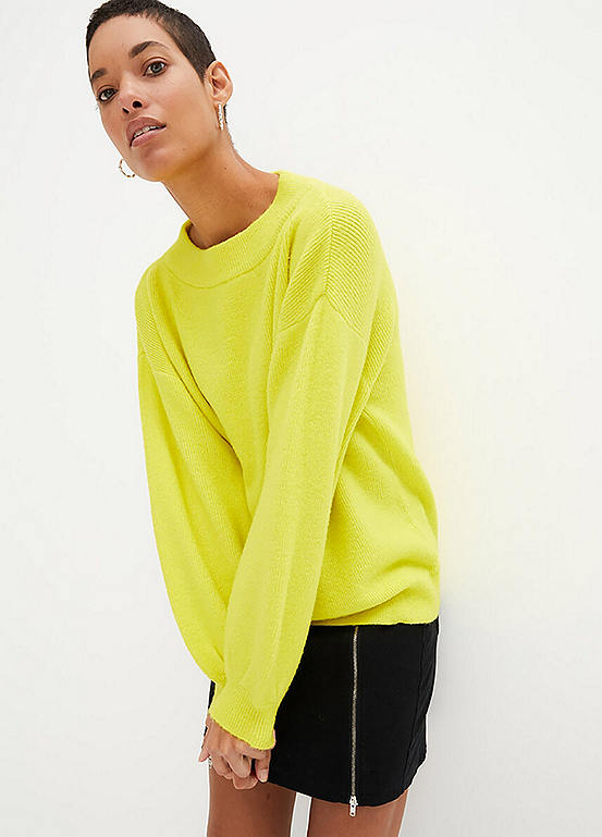 Puff Sleeve Knitted Jumper