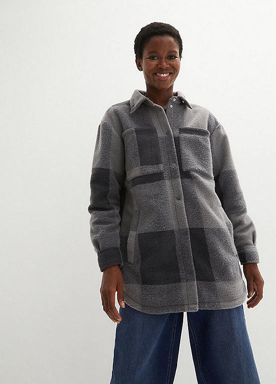 Relaxed Checked Shacket